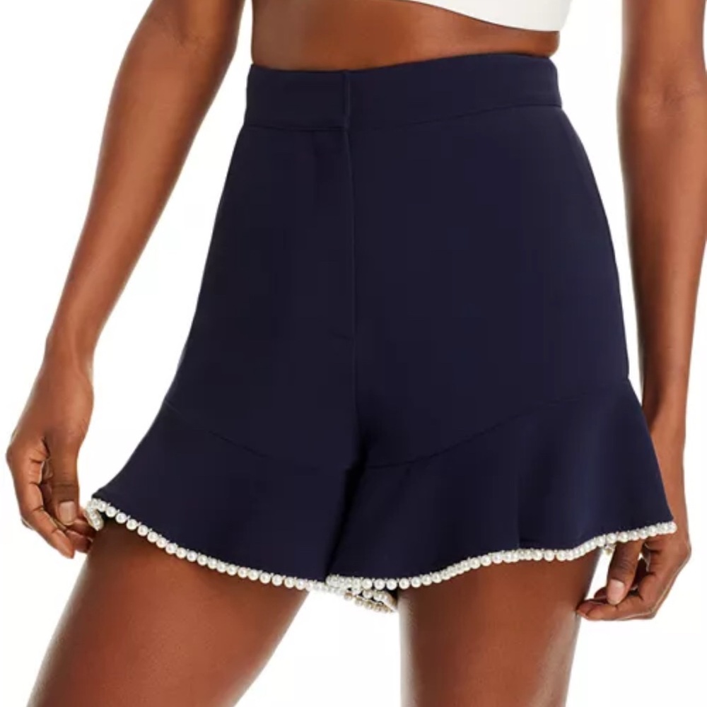 Cinq A Sept ditsy neema seersucker shorts